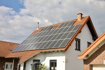 Haus mit PV-Anlage